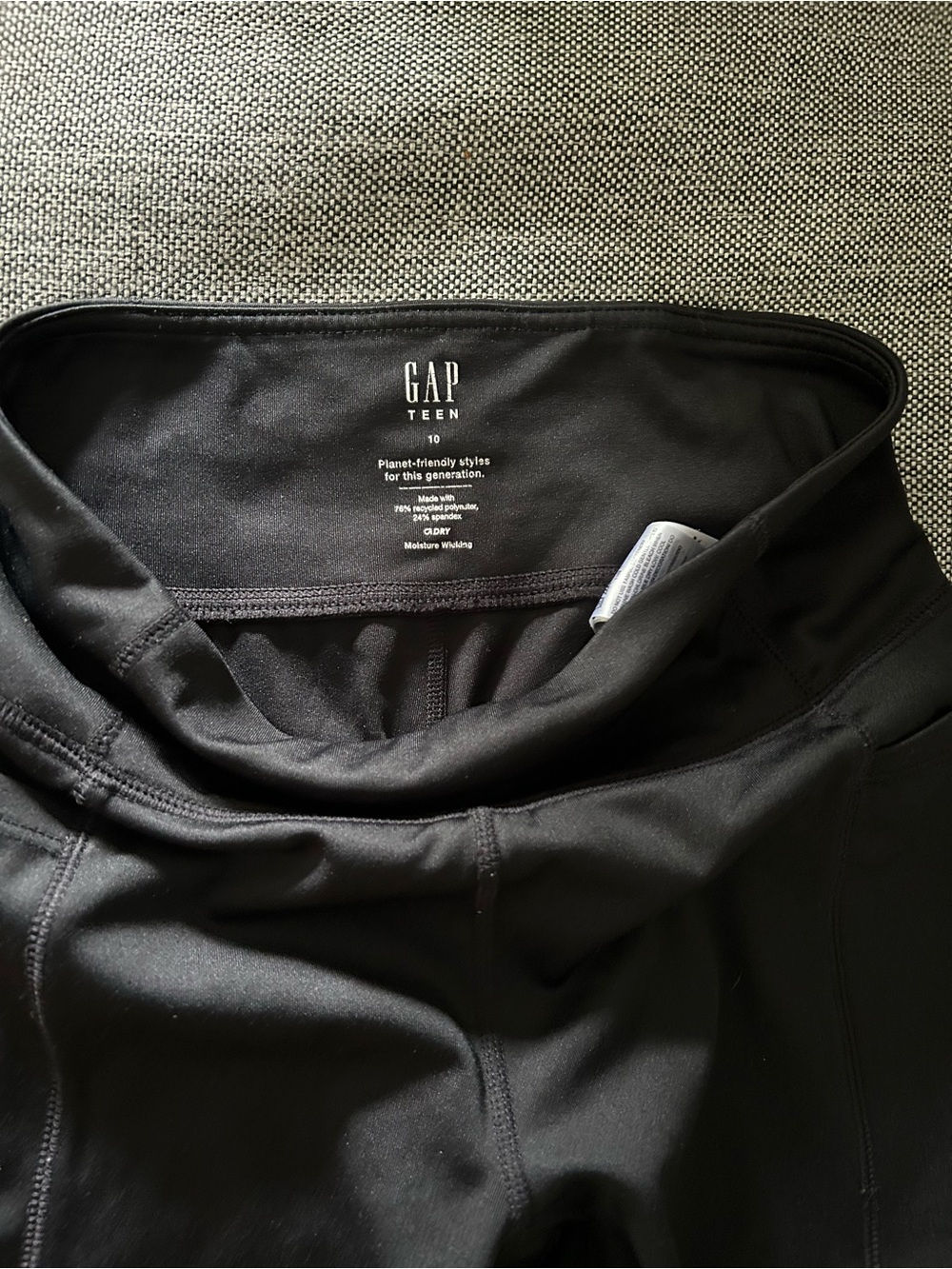 GAP Teen Black Performance Leggings